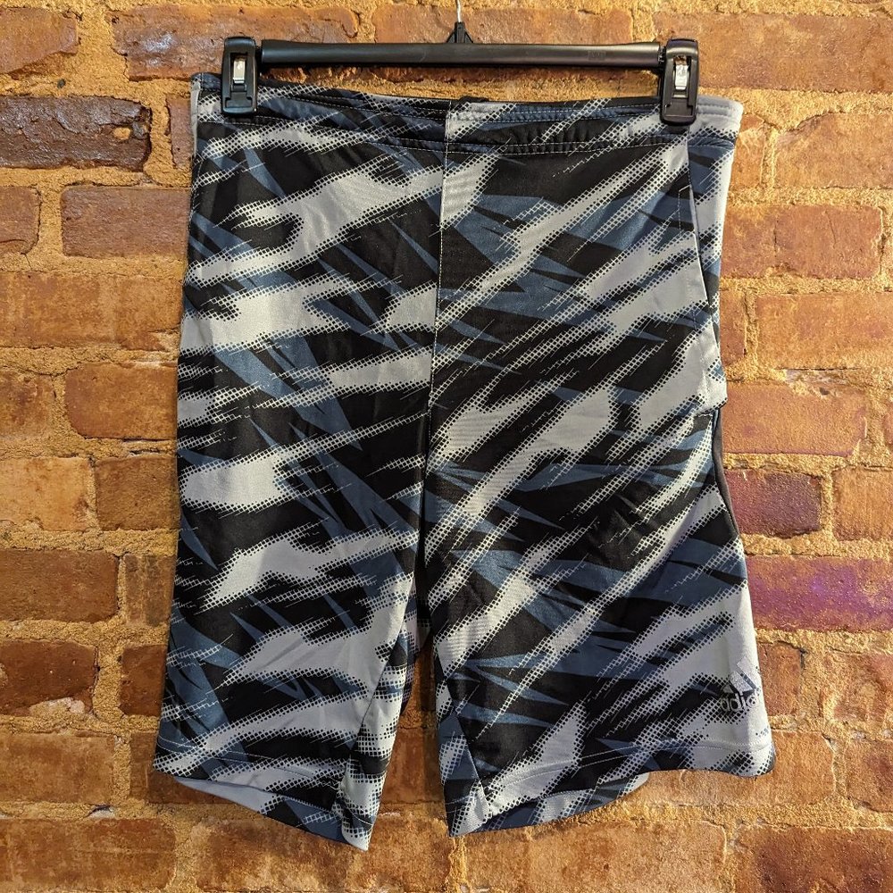 Adidas Climalite Men’s Athletic Shorts Black Navy Gray Size Small